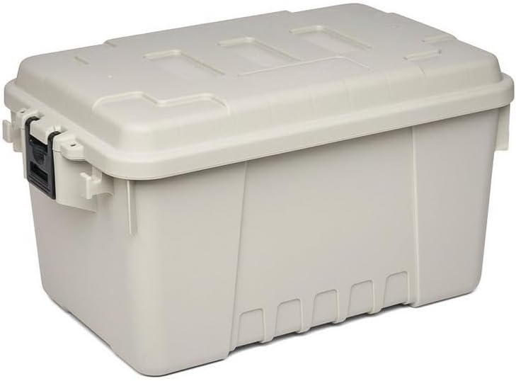 Heavy‑Duty Plastic Storage Trunk Bins