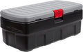 Lockable Black Plastic Storage Container Box