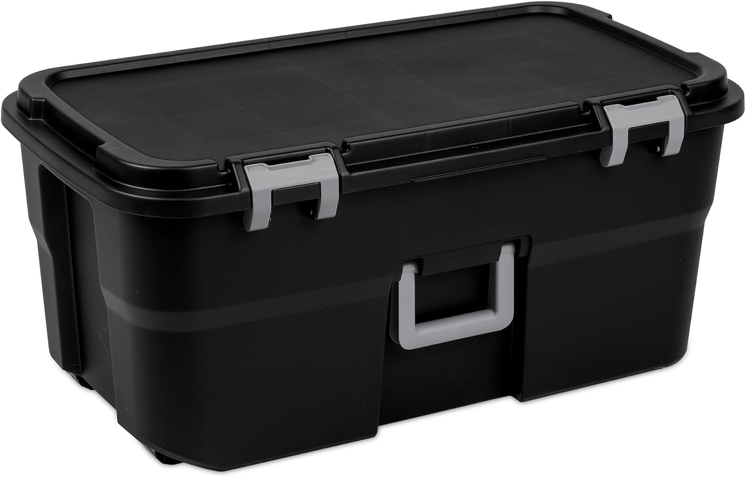 Wheeled Plastic Utility Storage Footlocker