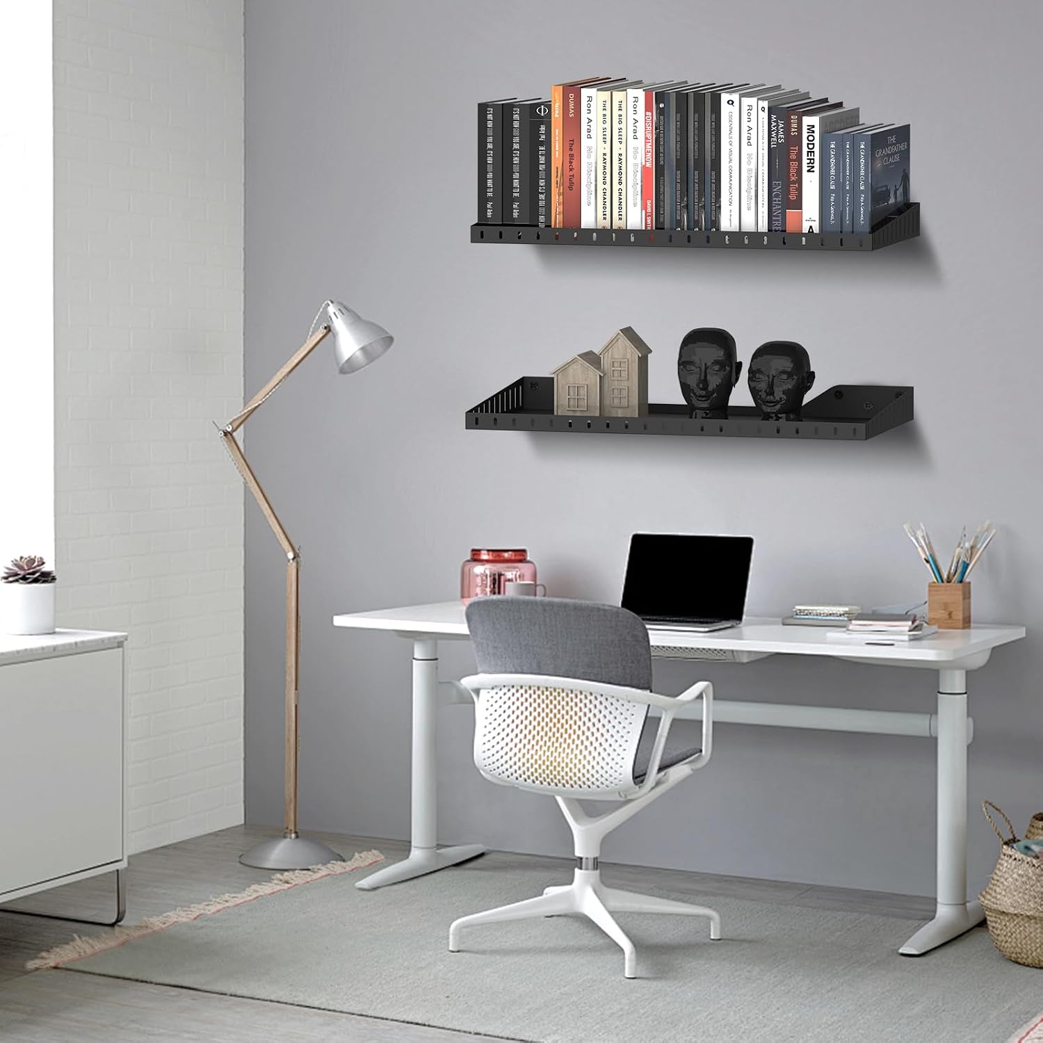 Heavy‑Duty Garage Wall Mounted Storage Shelves