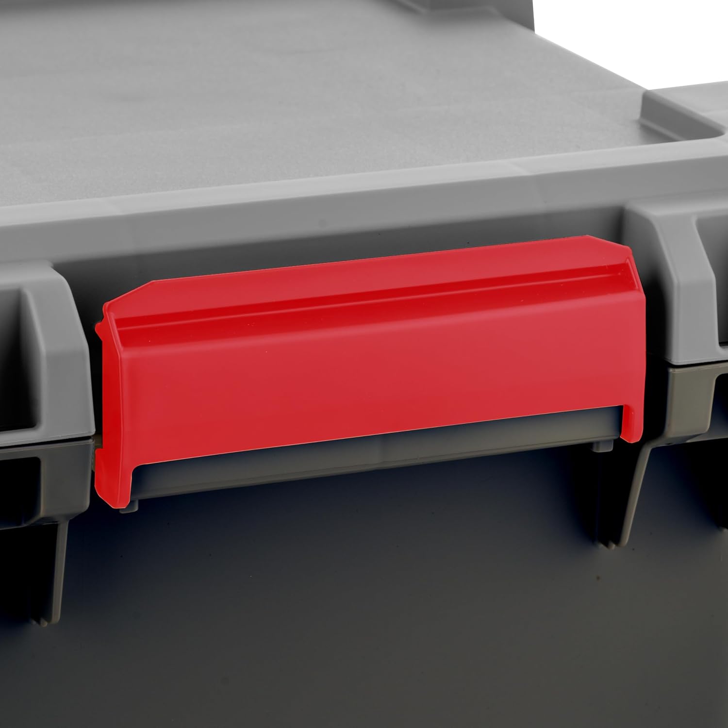 Dark Gray Lockable Plastic Storage Trunk