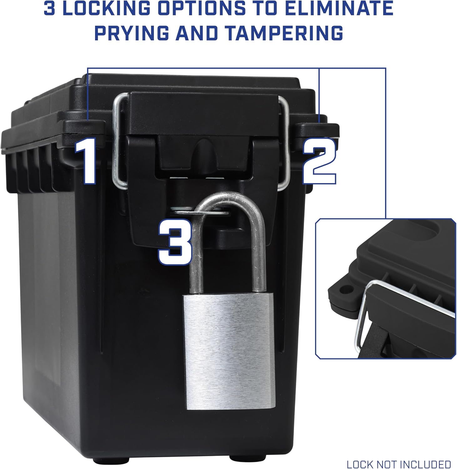 Lockable Stackable Ammo Storage Box