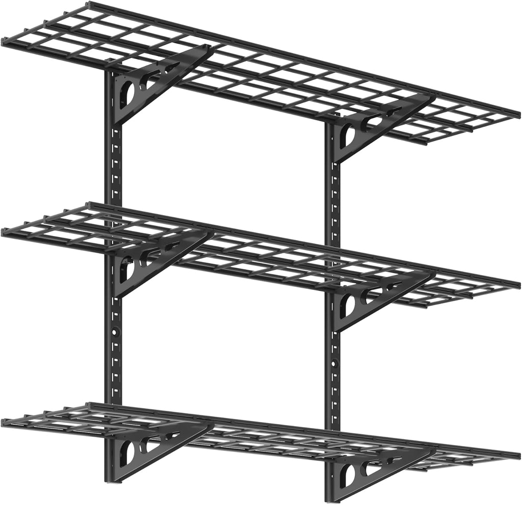 Adjustable Garage Wall Storage Shelving Unit