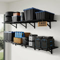 Black Heavy‑Duty Garage Wall Storage Shelving