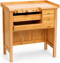 Solid Wood Jewelry Workshop Workbench Table