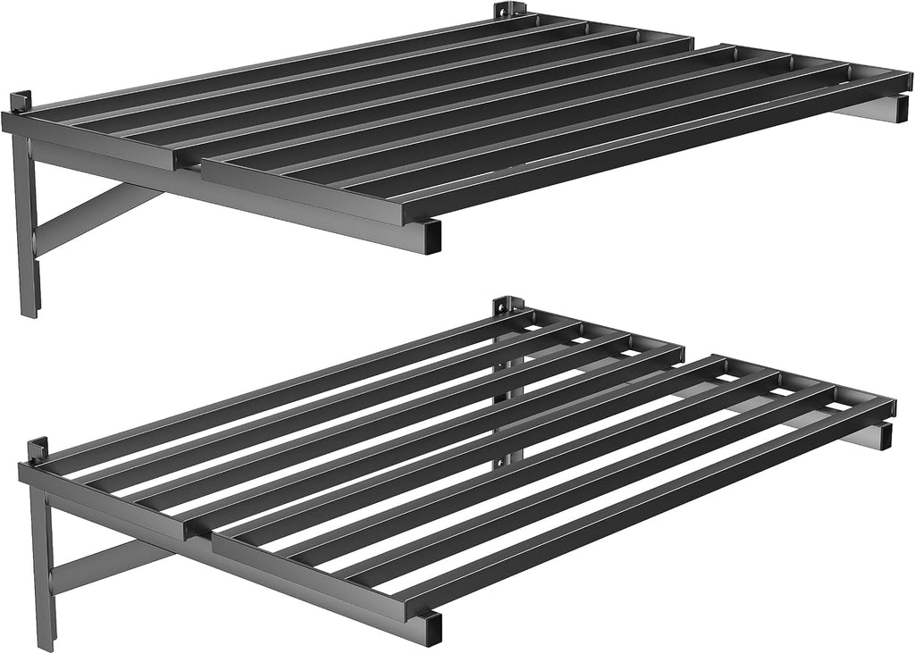 Heavy‑Duty Wall‑Mounted Garage Storage Shelves