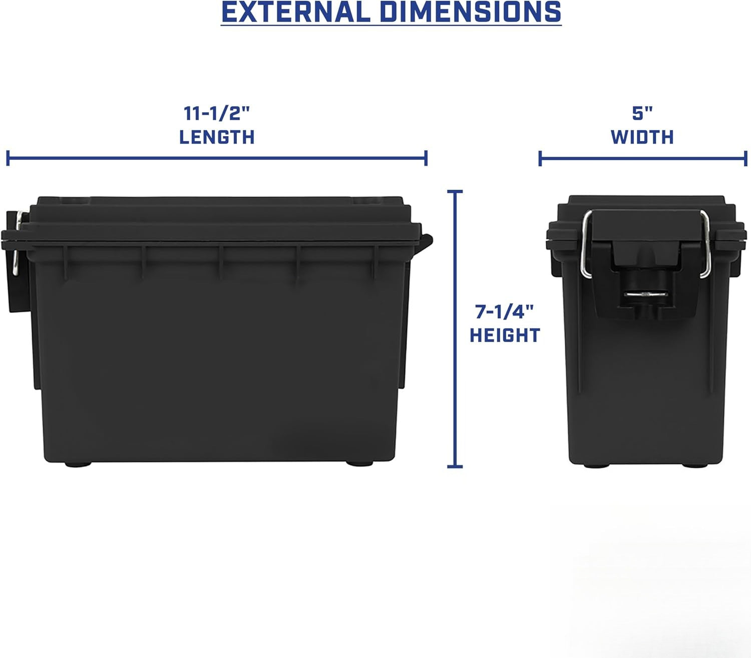 Lockable Stackable Ammo Storage Box