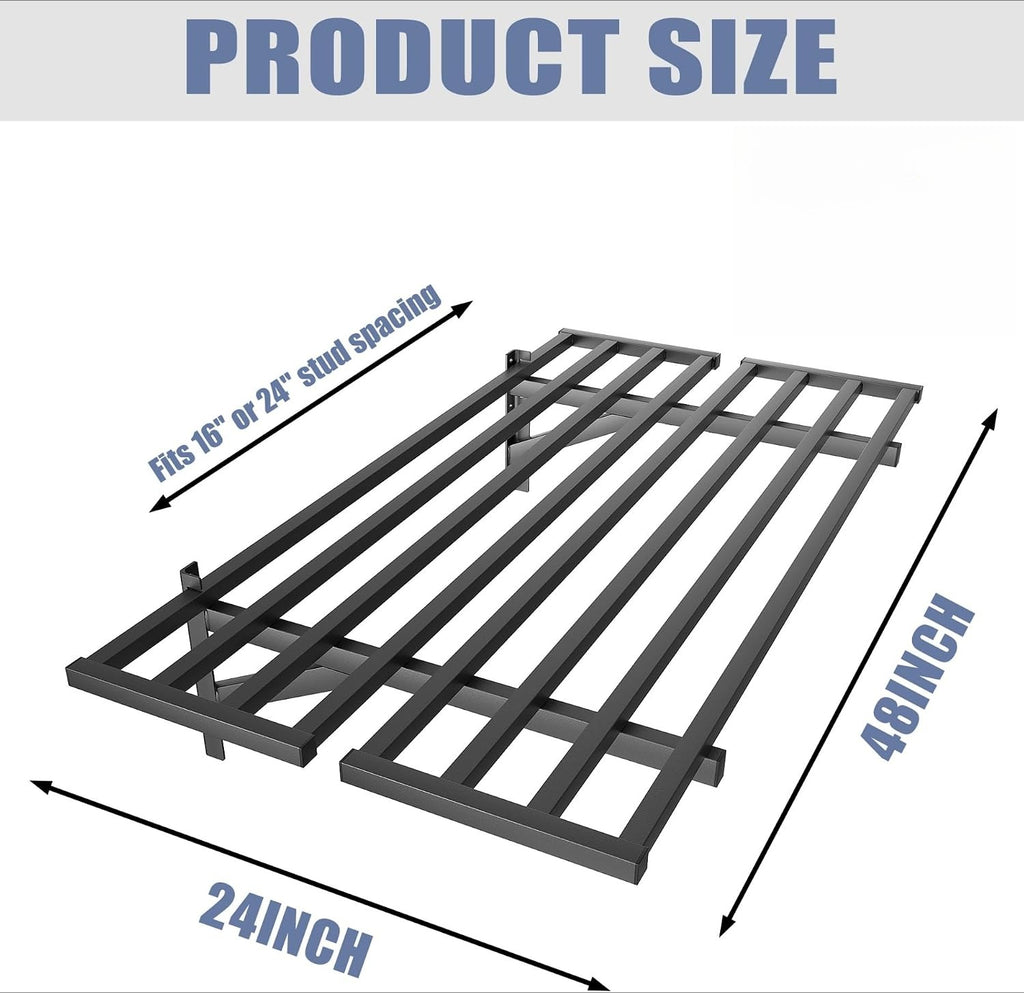 Heavy‑Duty Wall‑Mounted Storage Shelves